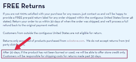 Return & Refund Policy Template - TermsFeed